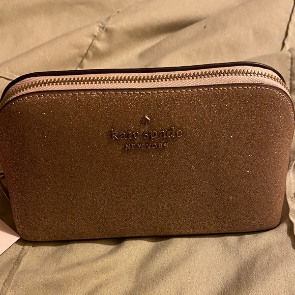 kate spade Handbags - Kate Spade Brown Cosmetic Bag